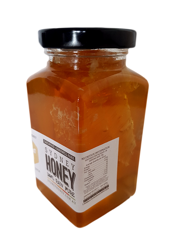 sydney-raw-honey-jar-with-honeycomb-420gram